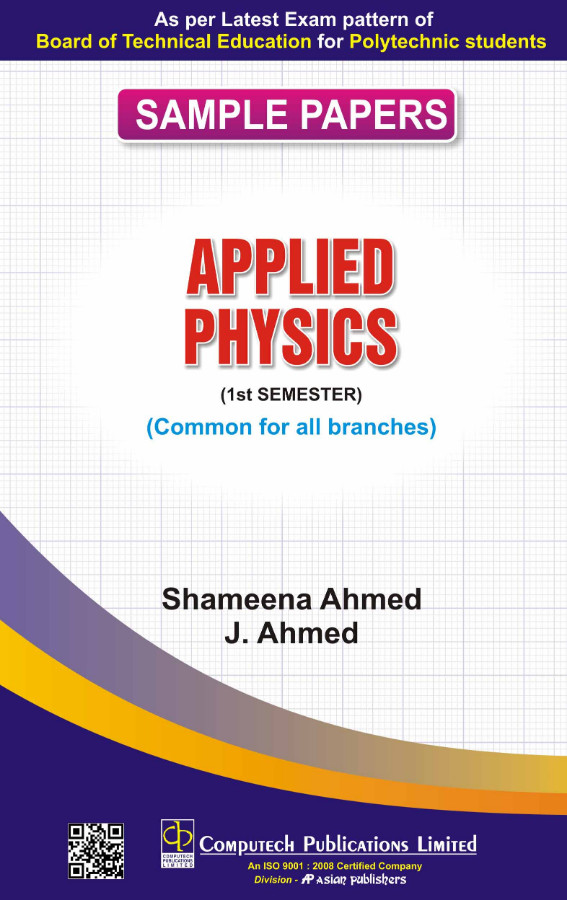 SAMPLE PAPER APPLIED PHYSICS (1ST SEM.) (COMMON FOR ALL)